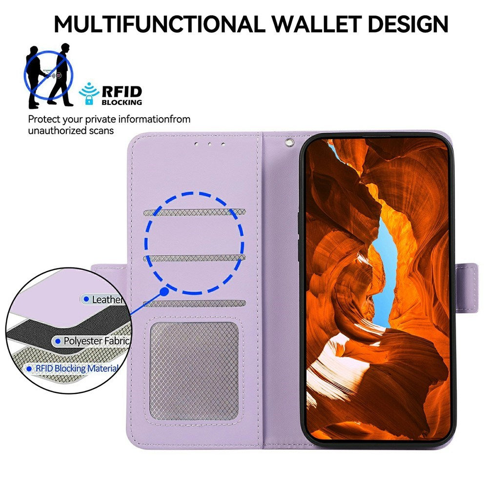 EIDERWOOD Google Pixel 11 / 11 Pro Fodral med RFID-Blockerare & Korthållare - Lila