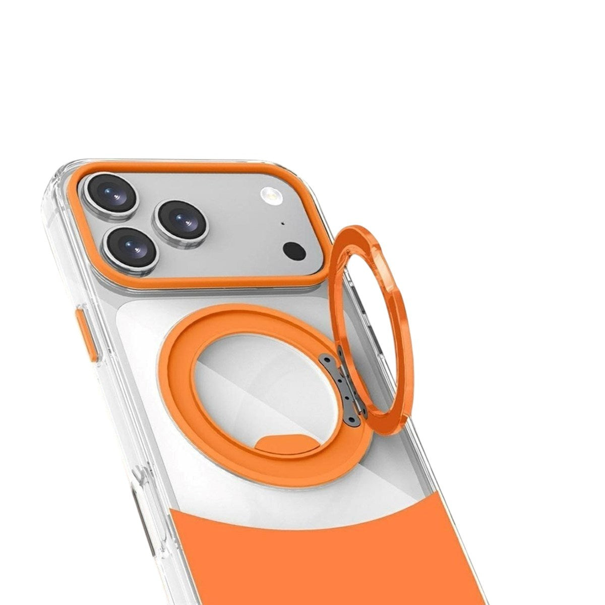iPhone 17 Pro Max EIDERWOOD Hybrid Skal med Stativfunktion - MagSafe Kompatibel - Genomskinlig / Svart