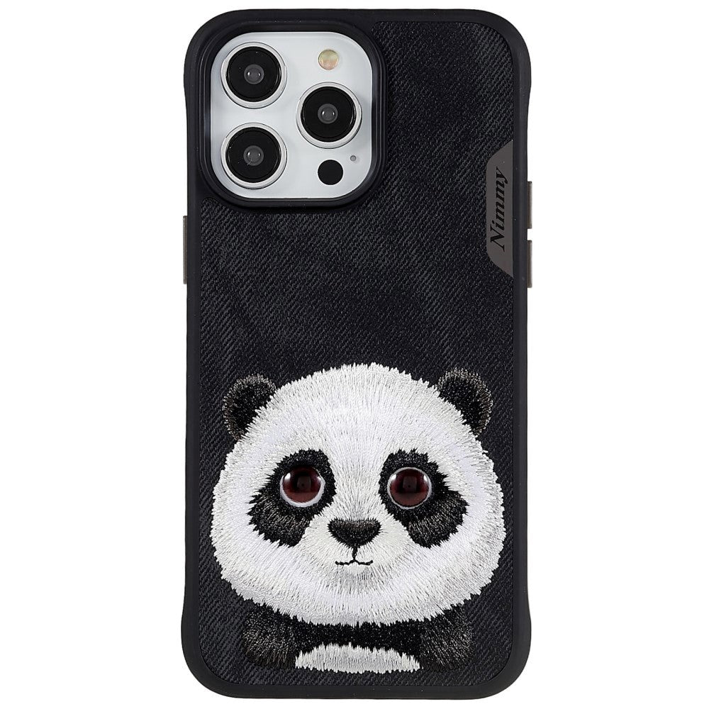 iPhone 14 Pro Skal Hybridplast - Söt Panda