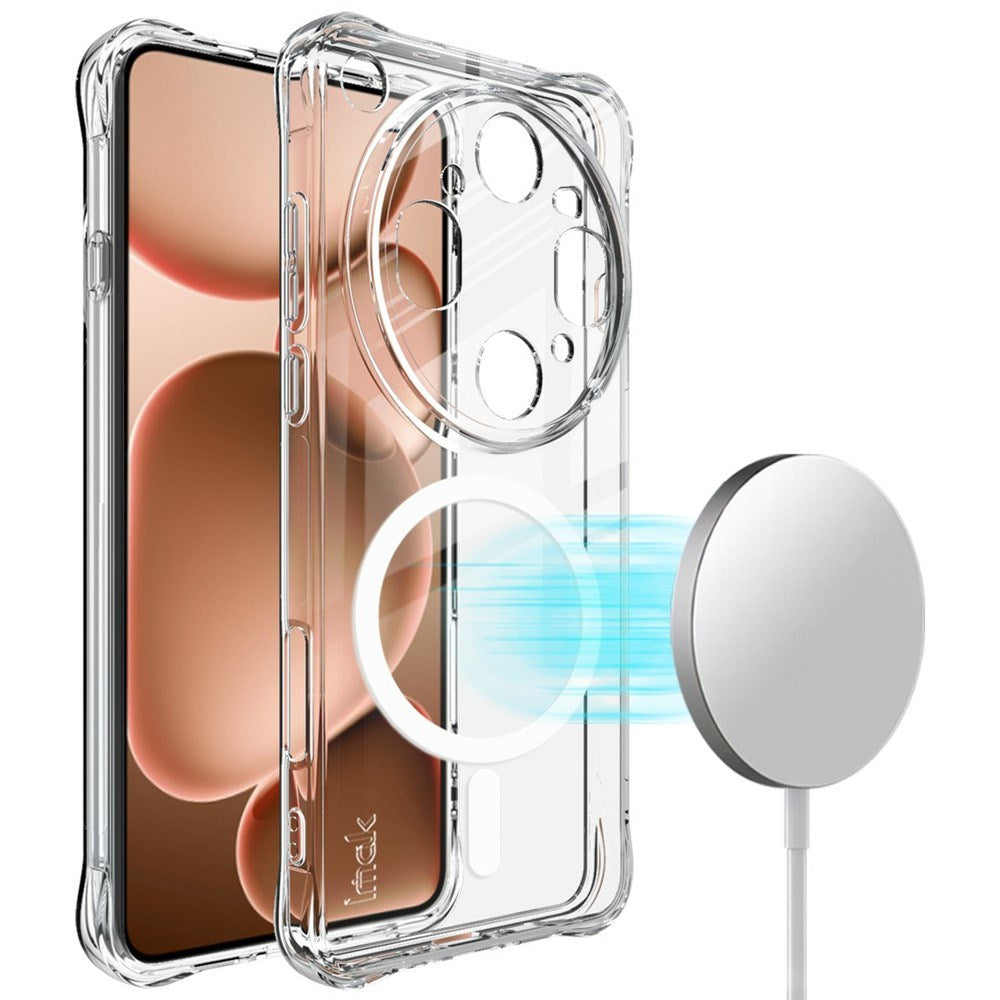 OPPO Find X9 Ultra IMAK Flexibelt Plast Skal - MagSafe Kompatibel - Genomskinlig