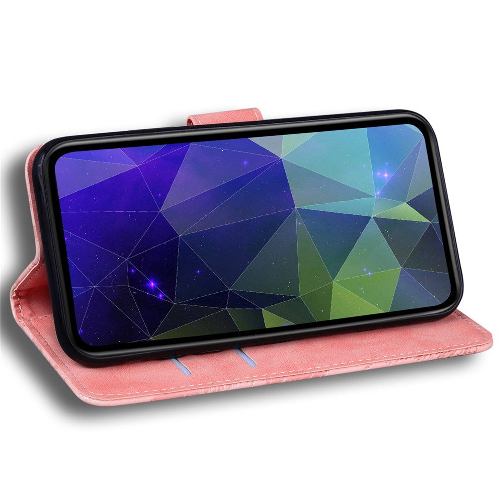 Honor 600 Lite EIDERWOOD Konstläder Fodral - Rosa