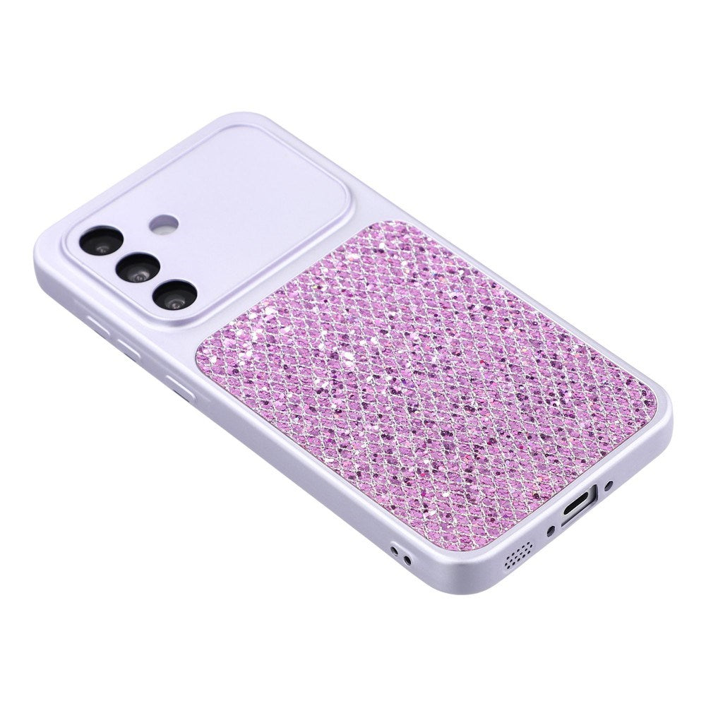 Samsung Galaxy A17 (5G) EIDERWOOD Flexibelt Plast Skal m. Glitter - Lila