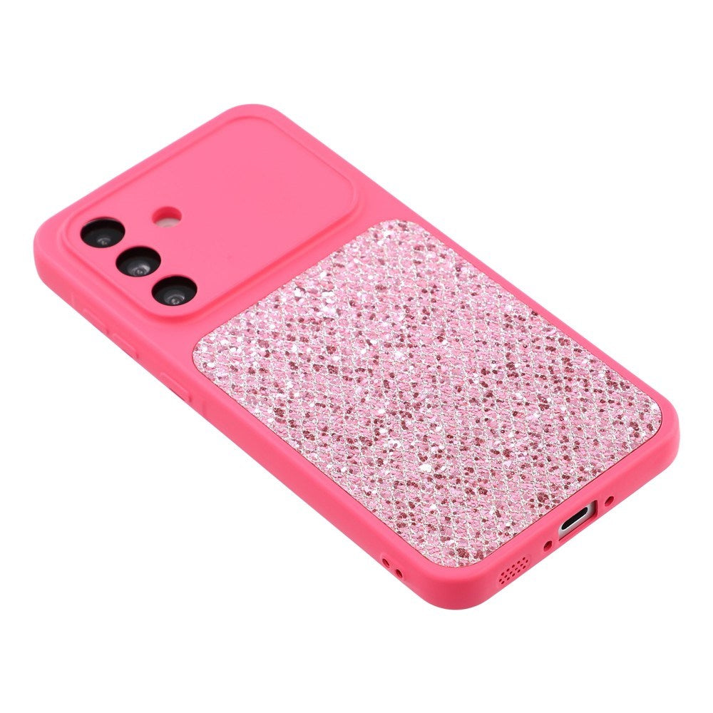 Samsung Galaxy A17 (5G) EIDERWOOD Flexibelt Plast Skal m. Glitter - Pink