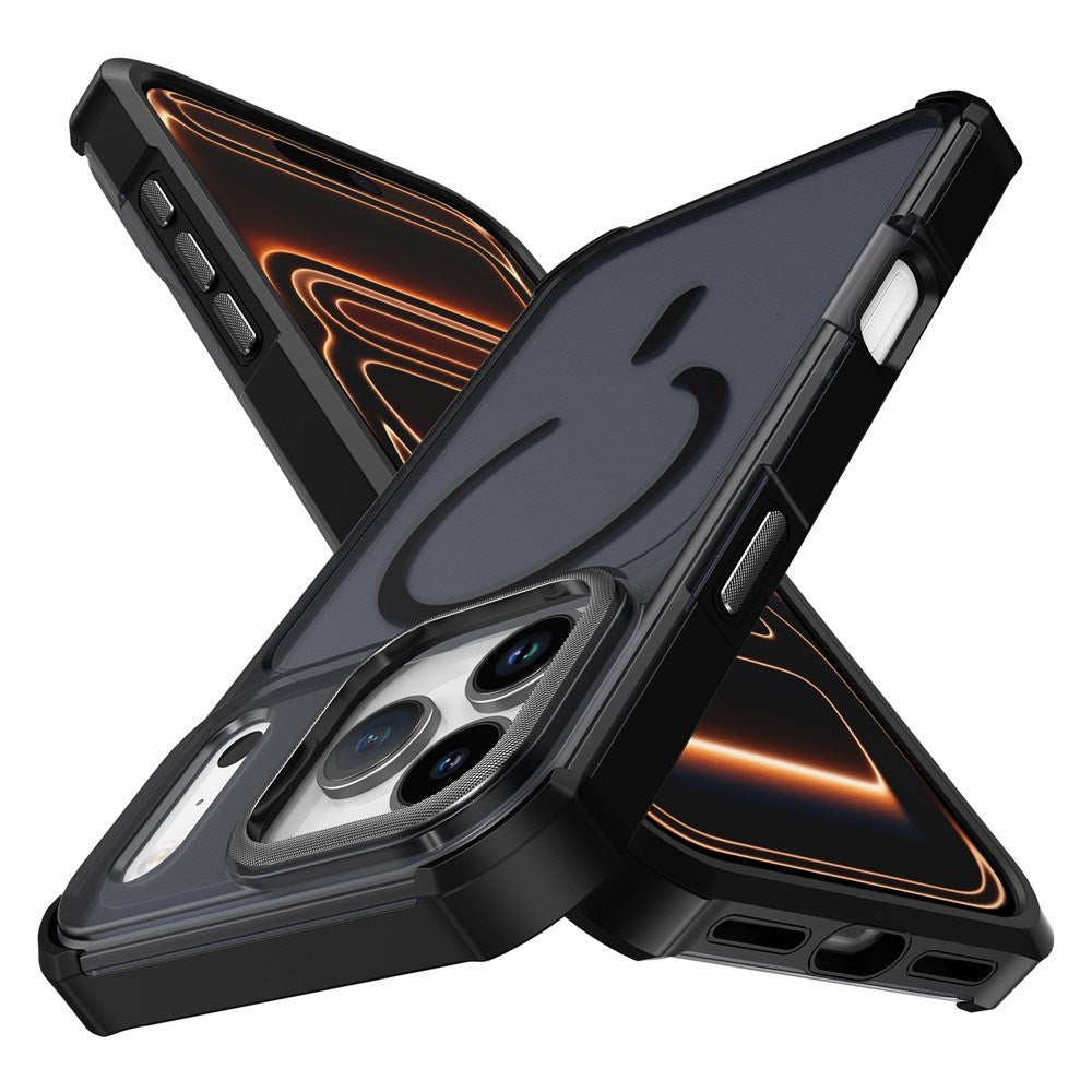 iPhone 17 Pro EIDERWOOD Matt Hybrid Plast Skal - MagSafe Kompatibel - Svart