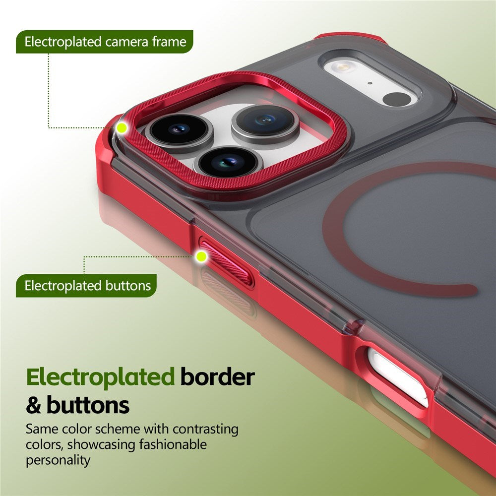 iPhone 17 Pro EIDERWOOD Matt Hybrid Plast Skal - MagSafe Kompatibel - Röd