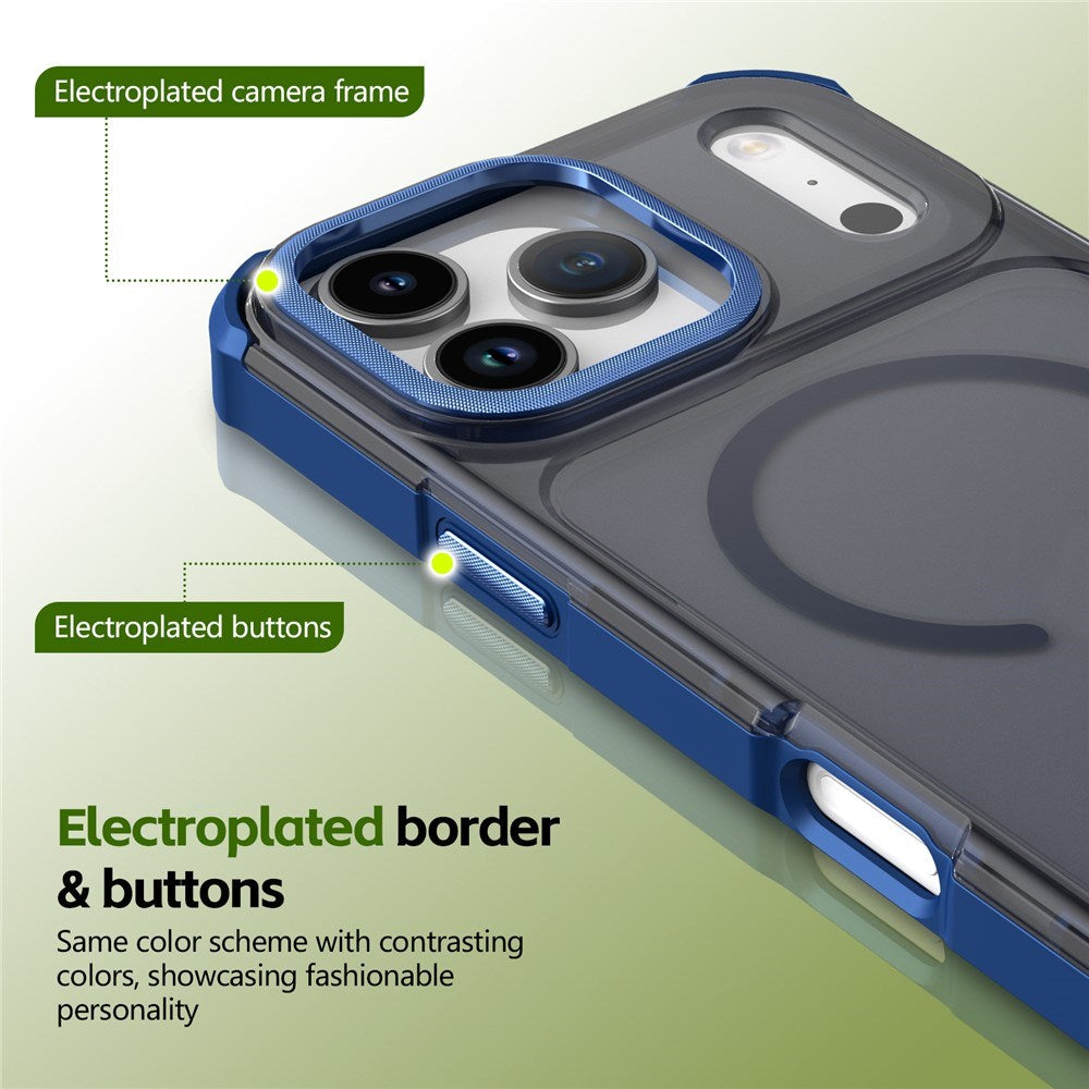 iPhone 17 Pro EIDERWOOD Matt Hybrid Plast Skal - MagSafe Kompatibel - Blå