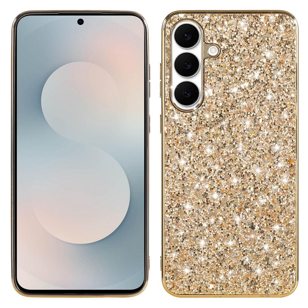 Samsung Galaxy A57 EIDERWOOD Plast Glitter Skal - Guld