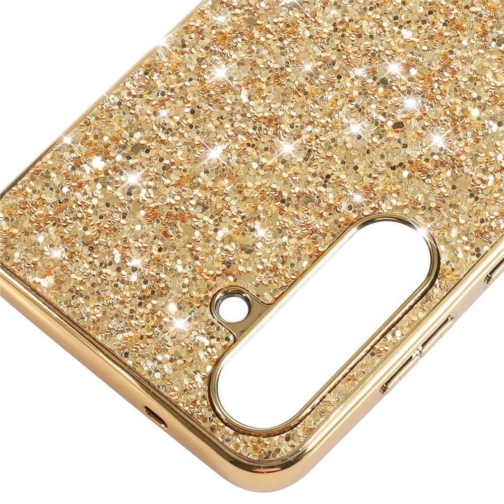 Samsung Galaxy A57 EIDERWOOD Plast Glitter Skal - Roséguld
