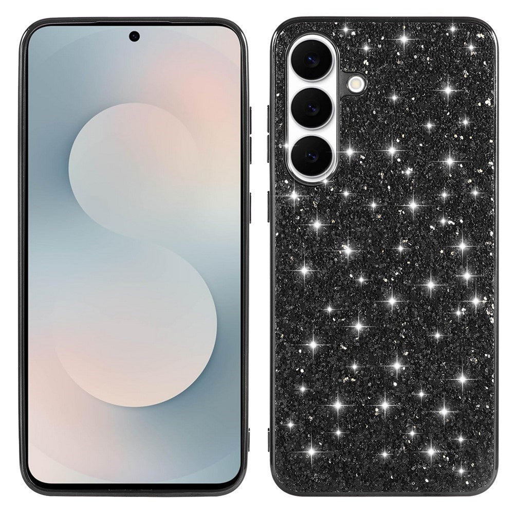 Samsung Galaxy A57 EIDERWOOD Plast Glitter Skal - Svart
