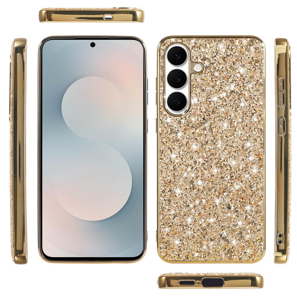 Samsung Galaxy A57 EIDERWOOD Plast Glitter Skal - Silver