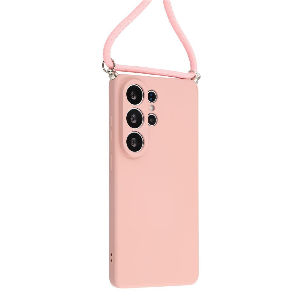 Samsung Galaxy S26 Ultra EIDERWOOD Fodrat Flexibelt Plast Skal m. Rem - Rosa