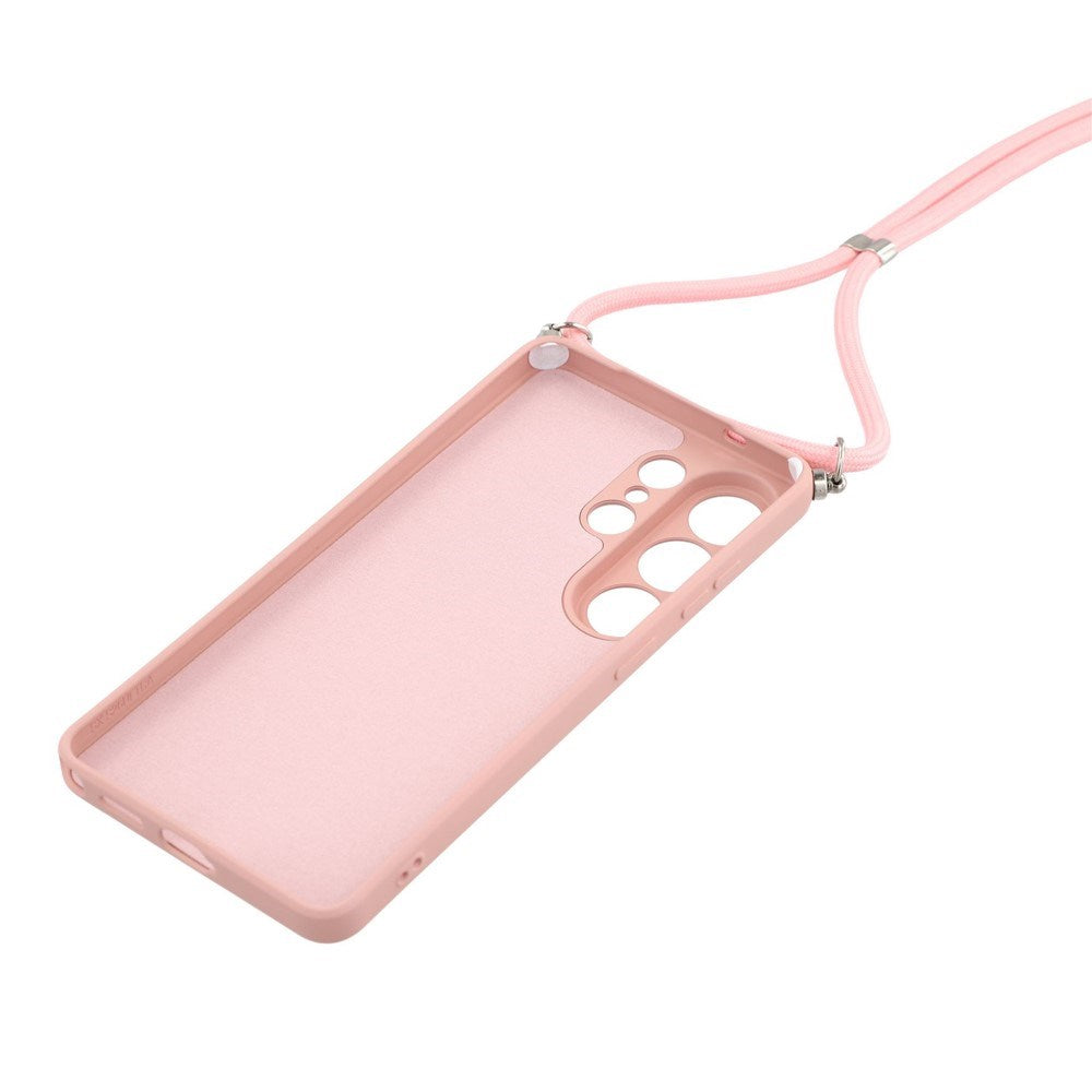 Samsung Galaxy S26 Ultra EIDERWOOD Fodrat Flexibelt Plast Skal m. Rem - Rosa