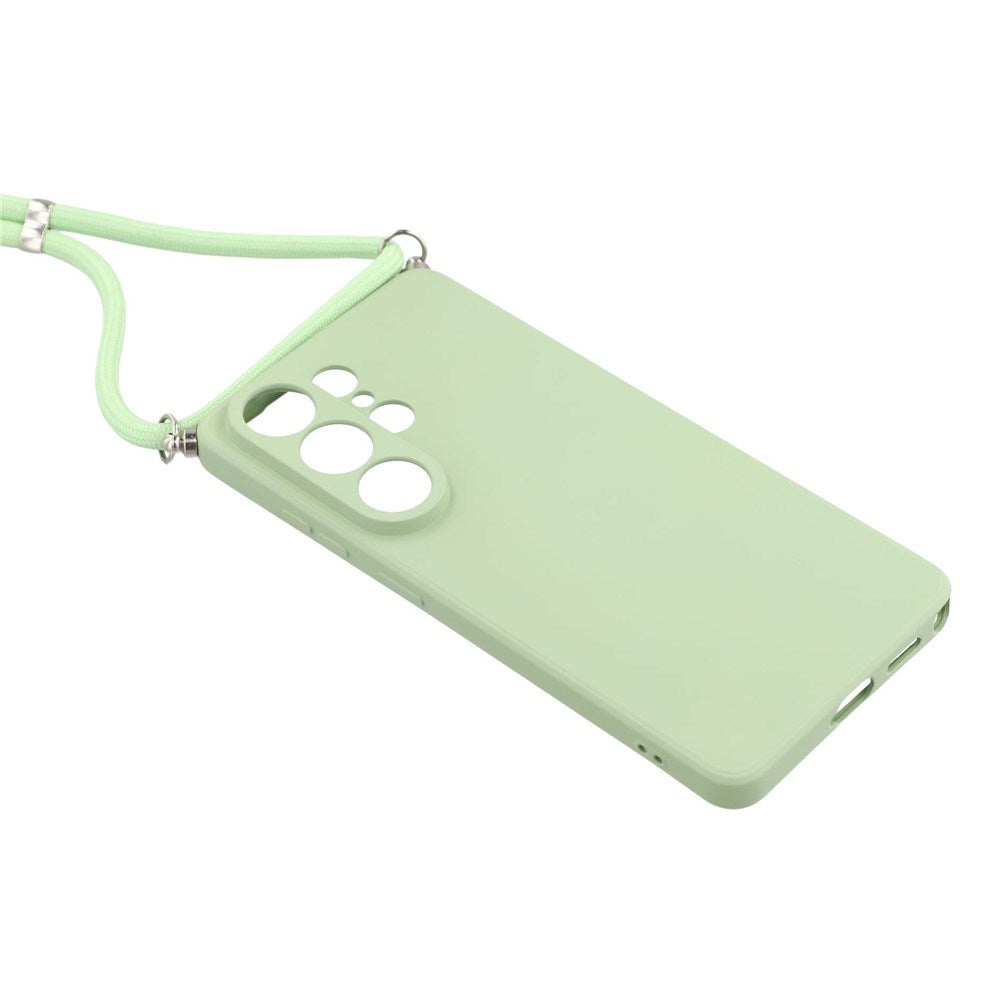 Samsung Galaxy S26 Ultra EIDERWOOD Fodrat Flexibelt Plast Skal m. Rem - Ljusgrön