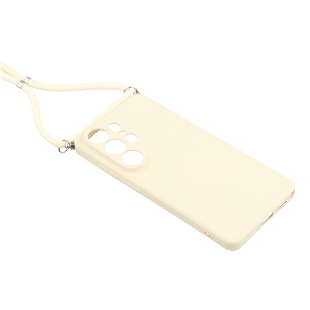 Samsung Galaxy S26 Ultra EIDERWOOD Fodrat Flexibelt Plast Skal m. Rem - Beige