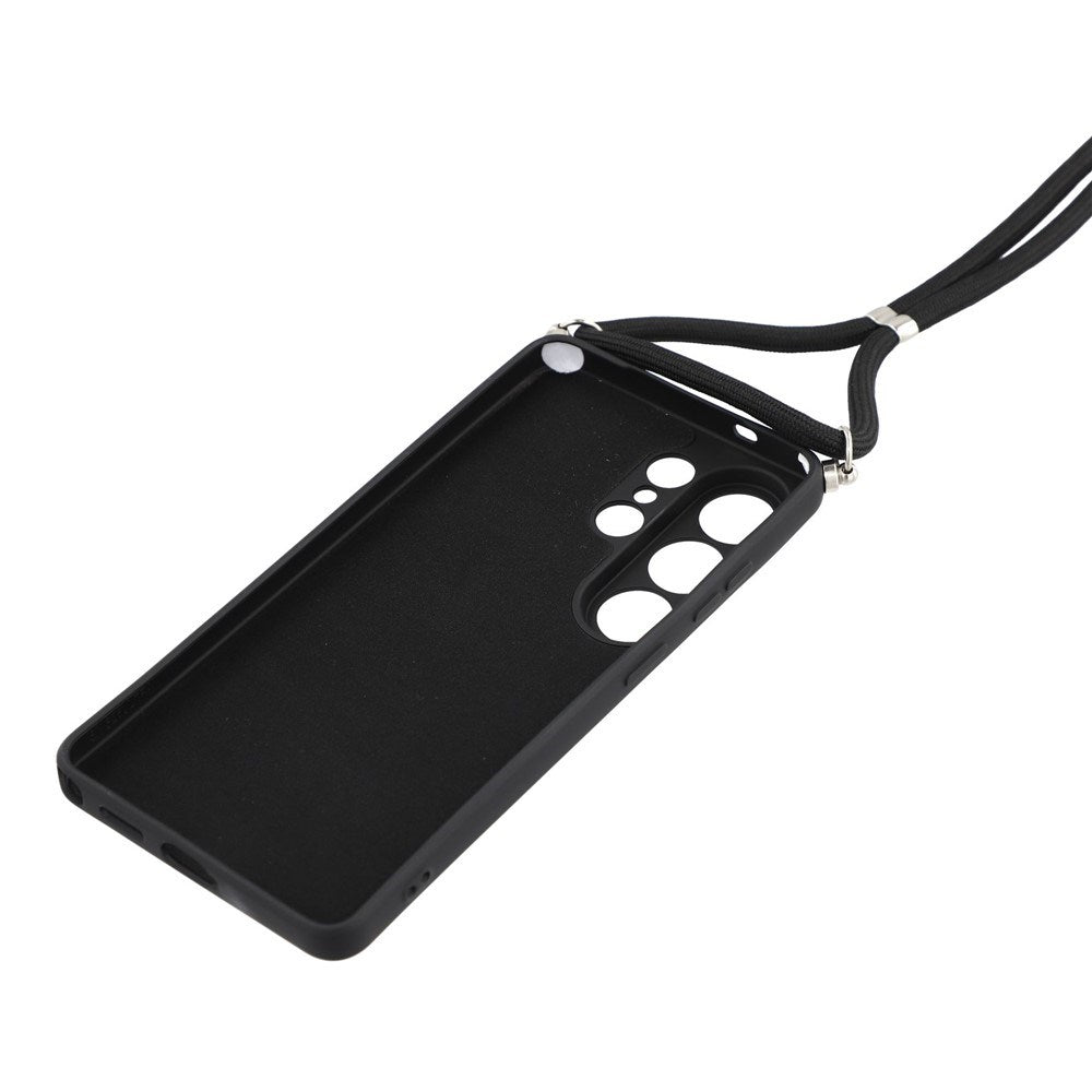 Samsung Galaxy S26 Ultra EIDERWOOD Fodrat Flexibelt Plast Skal m. Rem - Svart