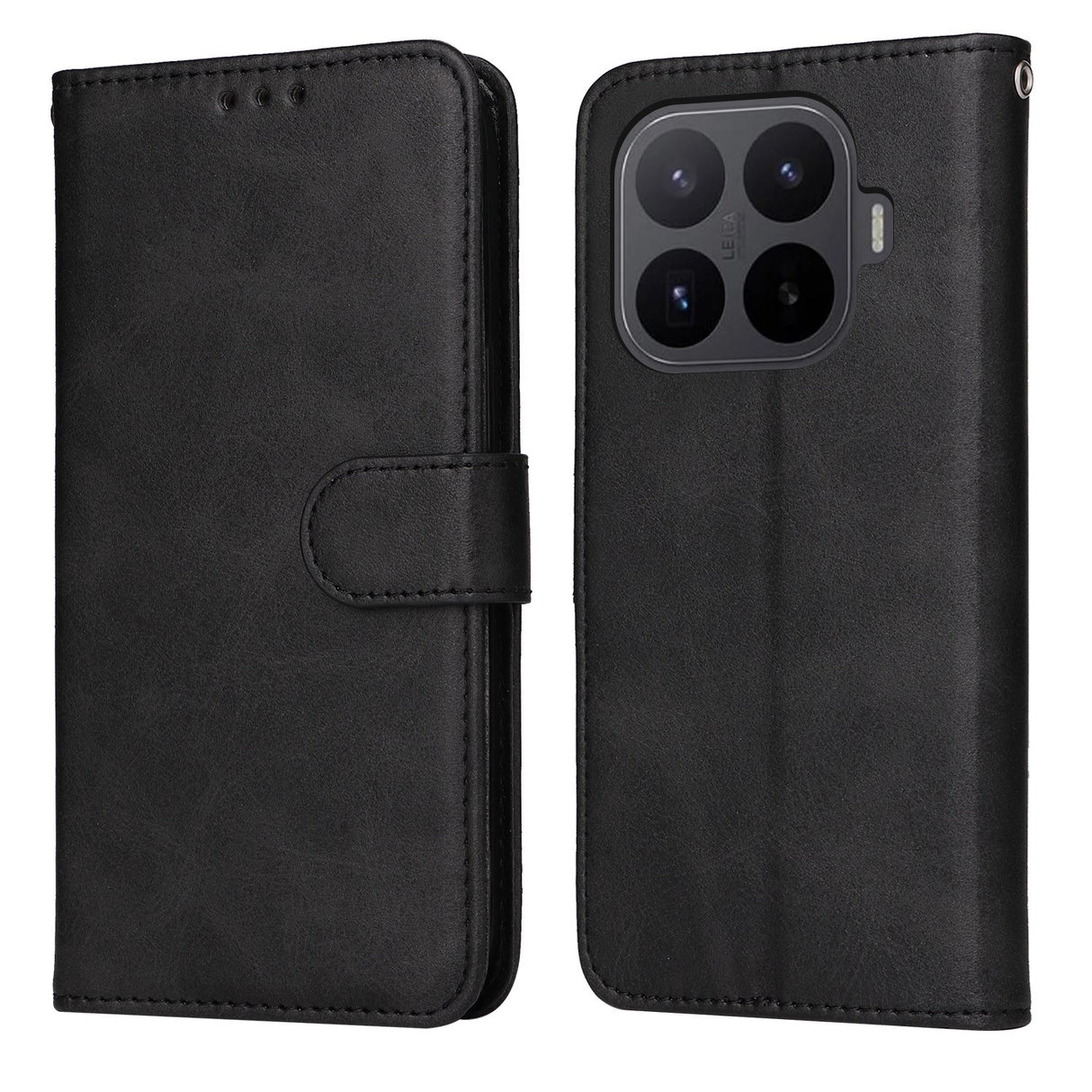 Xiaomi 17T EIDERWOOD Konstläder Fodral m. Rem - Svart