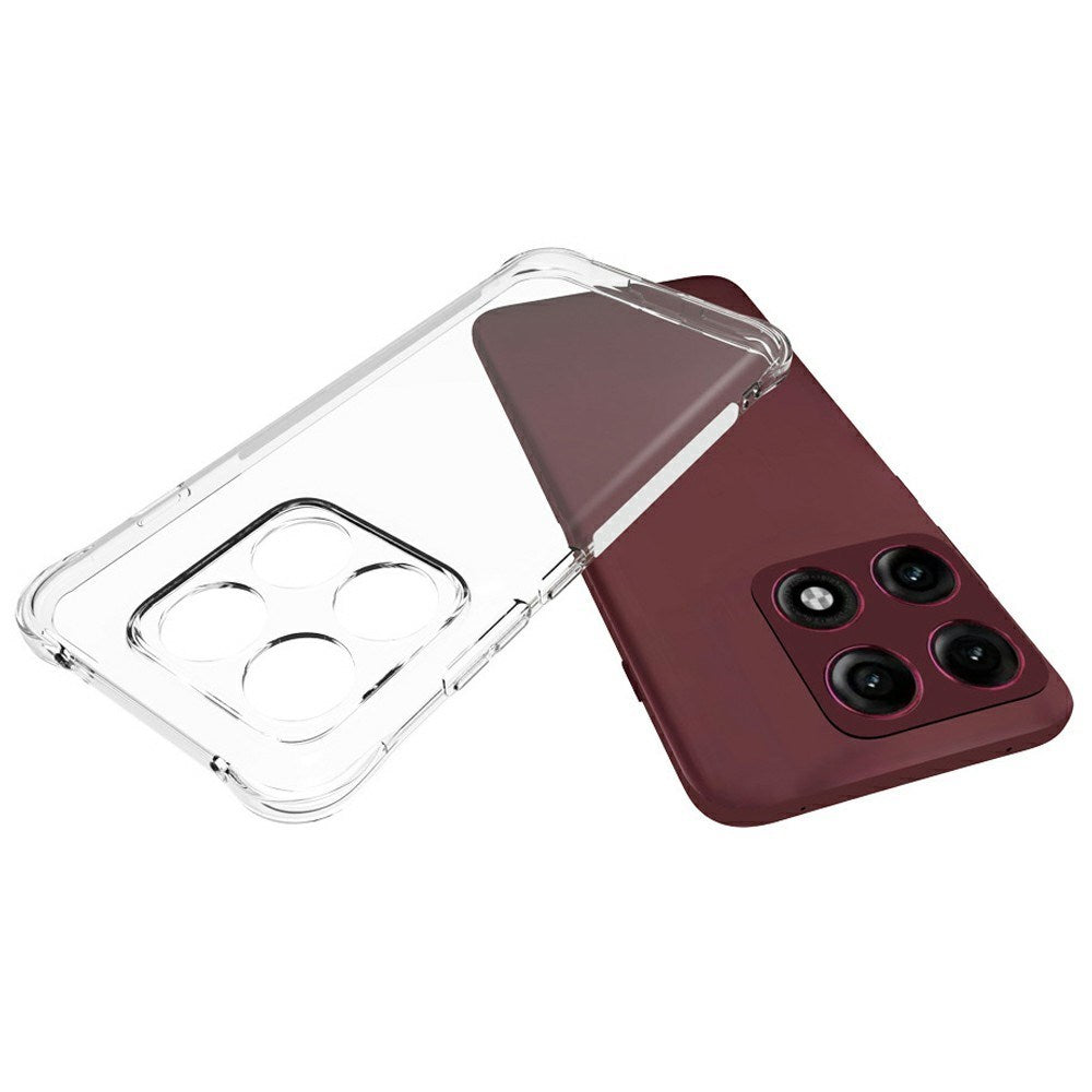 Motorola Edge 70 Pro EIDERWOOD Flexibelt Plast Skal m. Stötdämpande Hörn - Genomskinlig