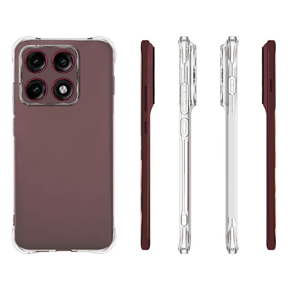 Motorola Edge 70 Pro EIDERWOOD Flexibelt Plast Skal m. Stötdämpande Hörn - Genomskinlig