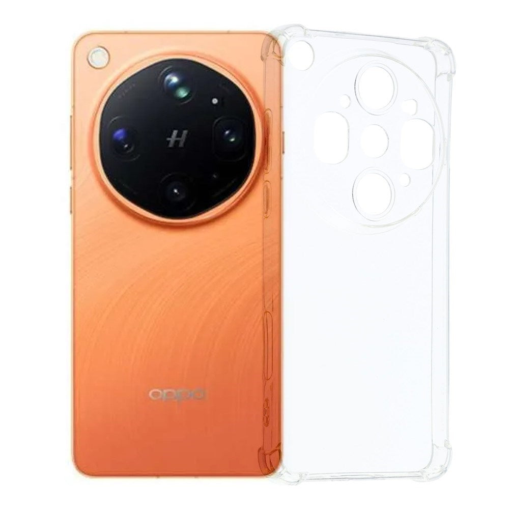 OPPO Find X9 Ultra EIDERWOOD Flexibelt Plast Skal m. Stötdämpande Hörn - Genomskinlig