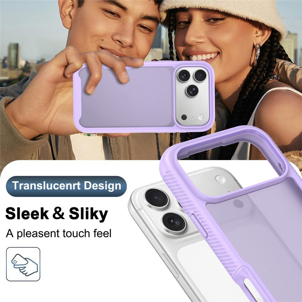 iPhone 18 Pro Max / 17 Pro Max EIDERWOOD Tvådelat Matt Hybrid Plast Skal - Lila
