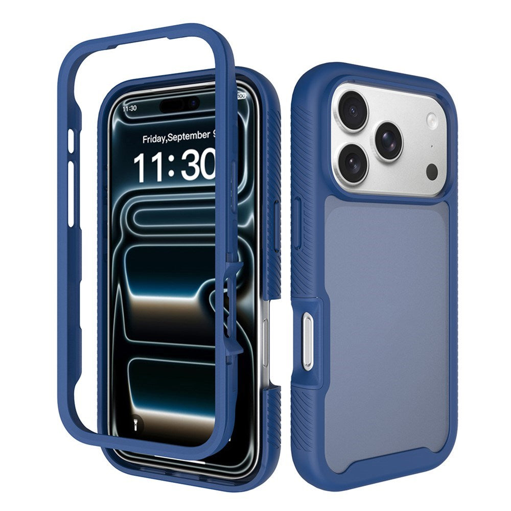 iPhone 18 Pro / 17 Pro EIDERWOOD Tvådelat Matt Hybrid Plast Skal - Blå