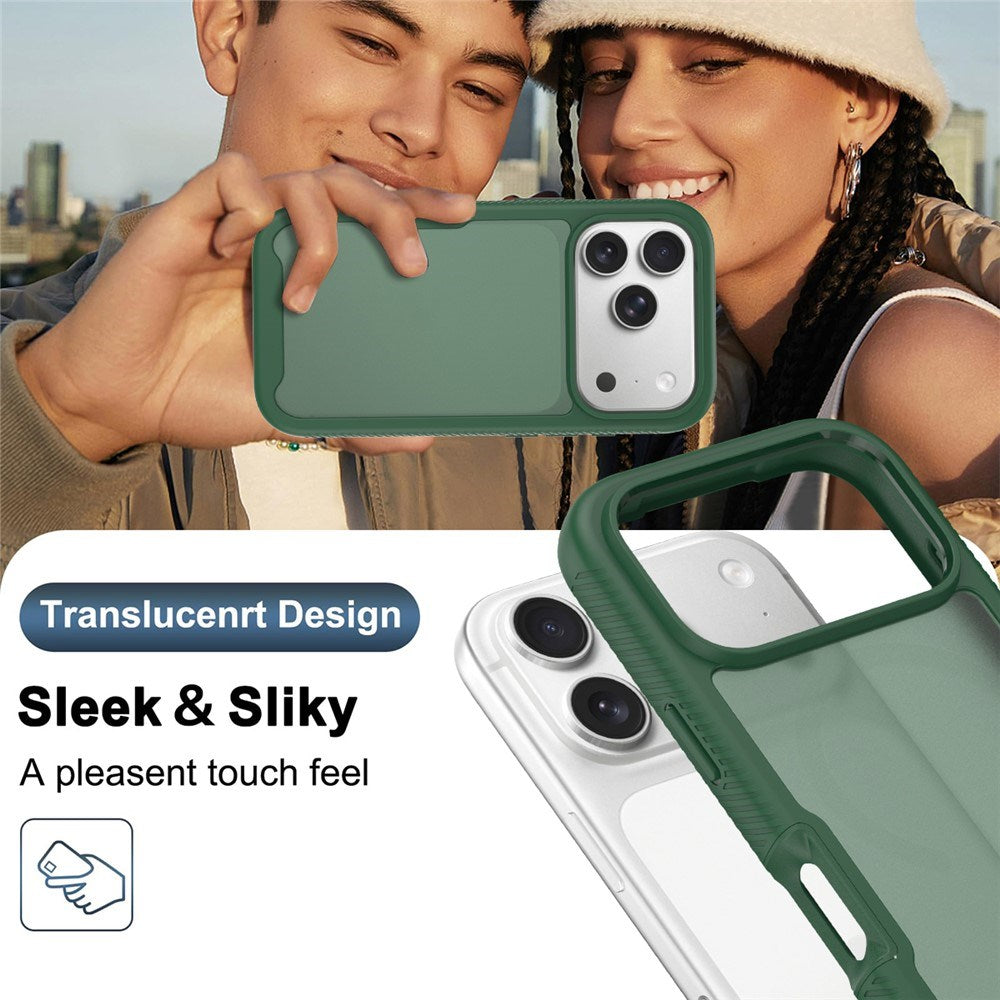 iPhone 18 Pro / 17 Pro EIDERWOOD Tvådelat Matt Hybrid Plast Skal - Grön