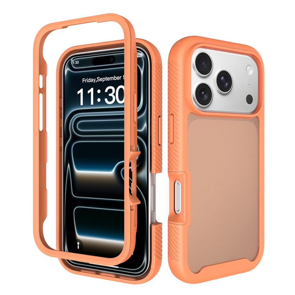 iPhone 18 Pro / 17 Pro EIDERWOOD Tvådelat Matt Hybrid Plast Skal - Orange
