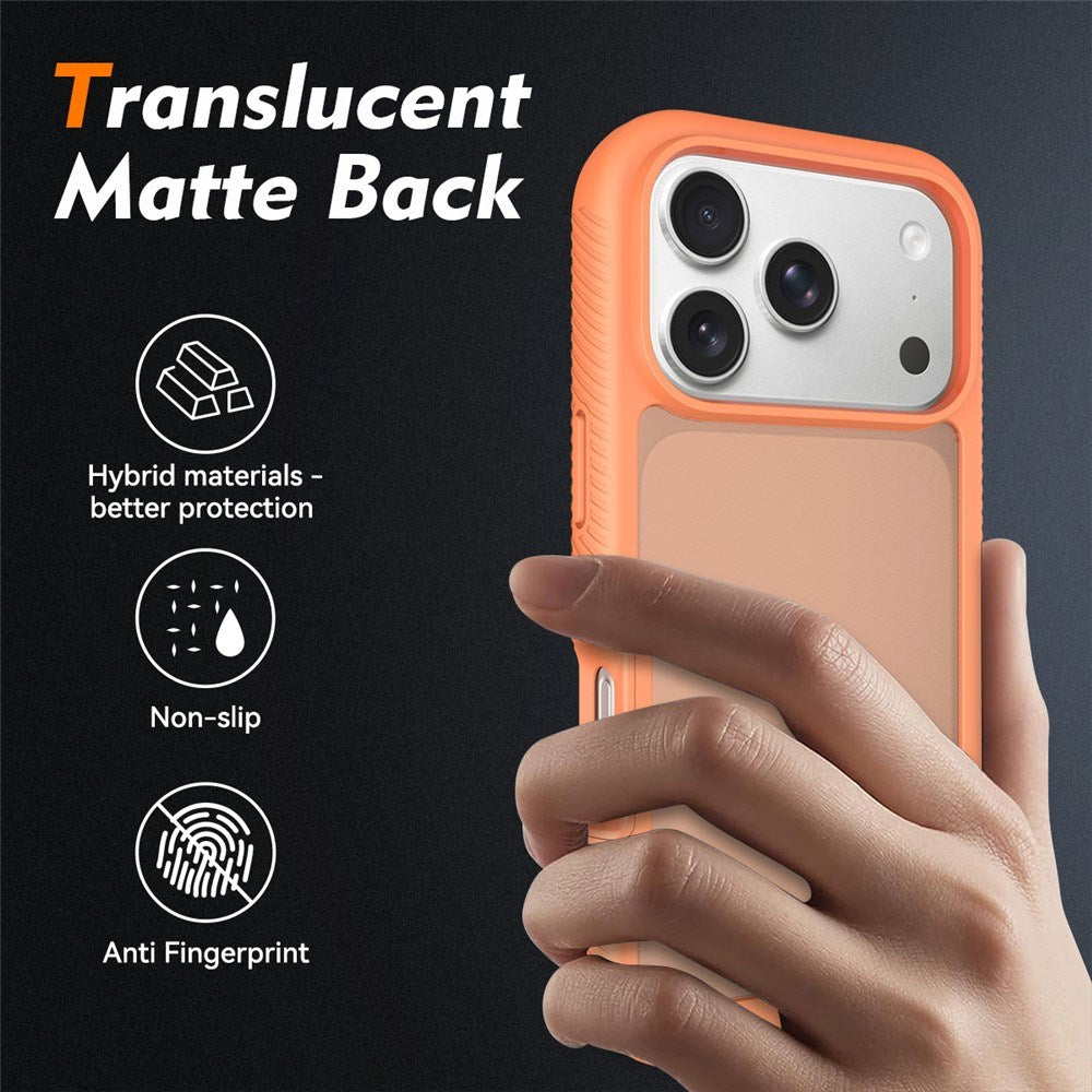 iPhone 18 Pro / 17 Pro EIDERWOOD Tvådelat Matt Hybrid Plast Skal - Orange