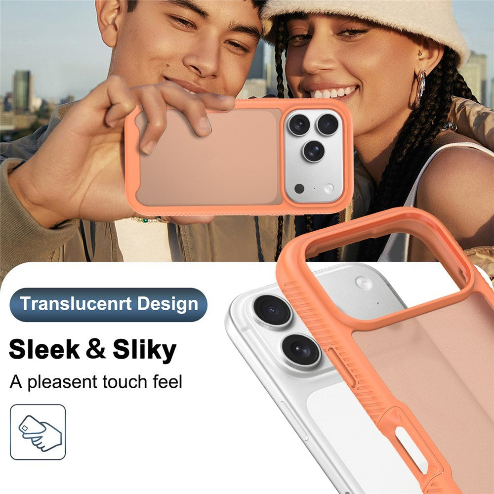 iPhone 18 Pro / 17 Pro EIDERWOOD Tvådelat Matt Hybrid Plast Skal - Orange