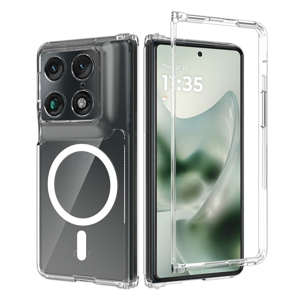 Motorola Razr Fold EIDERWOOD Hybrid Plast Skal - MagSafe Kompatibel - Genomskinlig