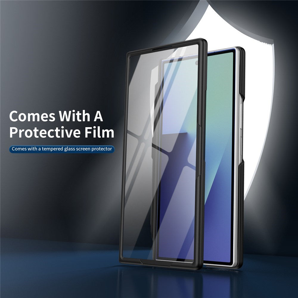 Samsung Galaxy Z Fold8 Ultra EIDERWOOD Skal med Skärmskydd & Stativfunktion - Svart