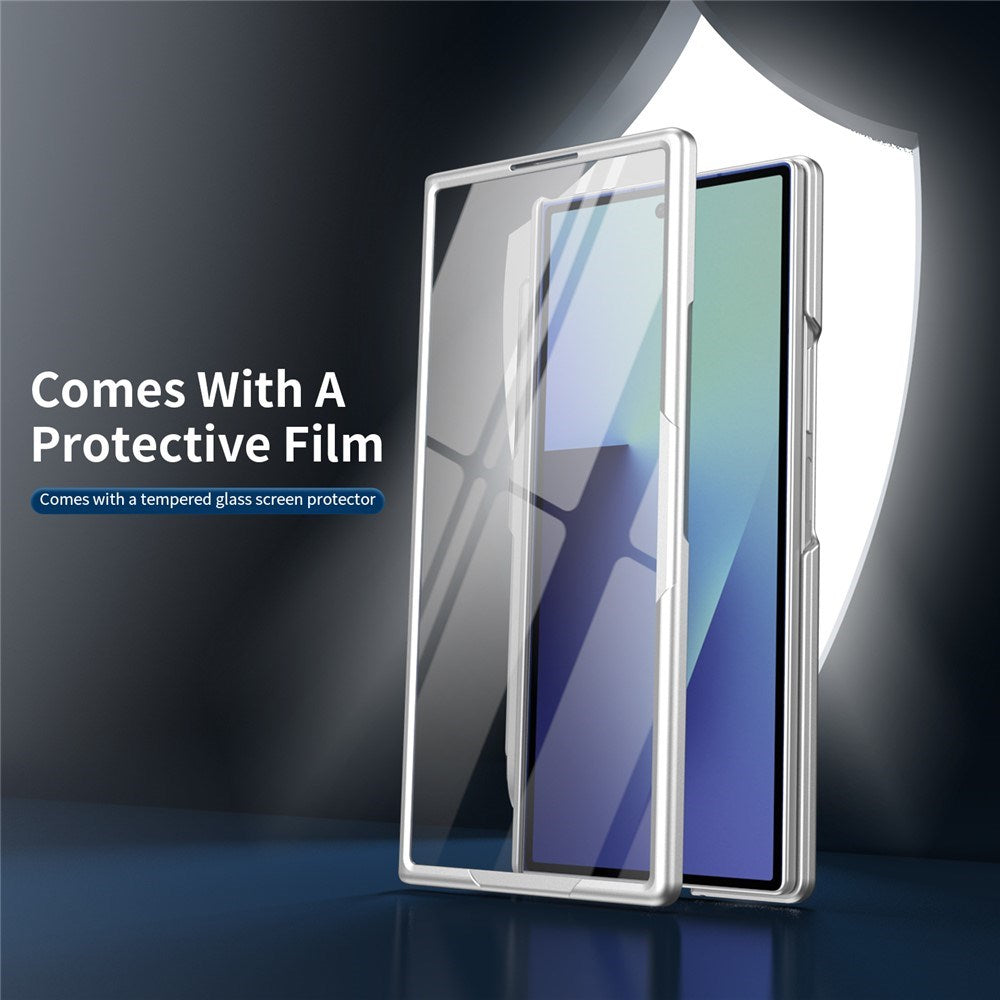 Samsung Galaxy Z Fold8 Ultra EIDERWOOD Skal med Skärmskydd & Stativfunktion - Silver