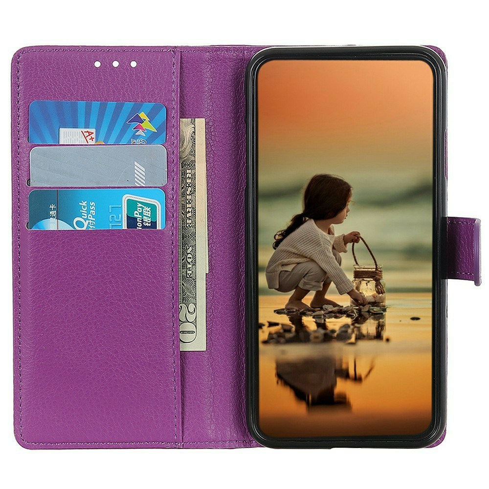 OPPO Find X9 Ultra EIDERWOOD Konstläder Fodral m. Korthållare & Stativfunktion - Lila