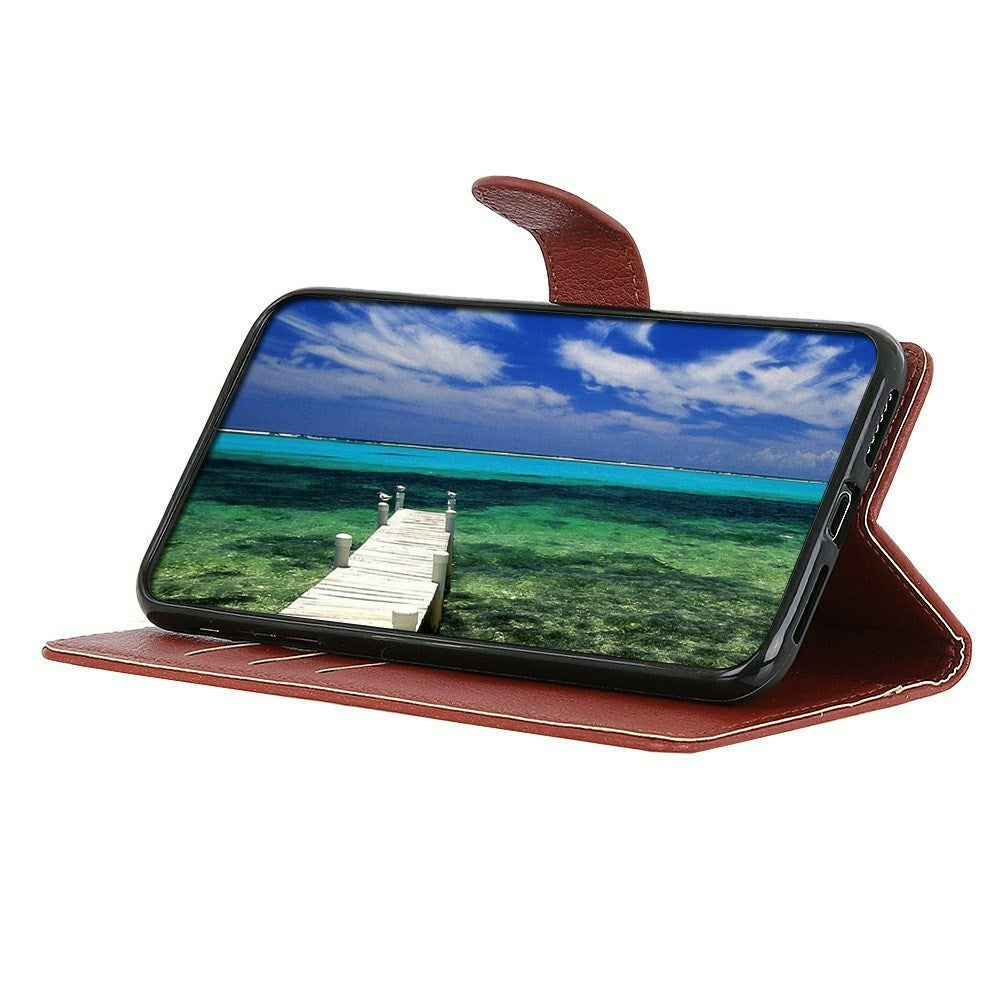 OPPO Find X9 Ultra EIDERWOOD Konstläder Fodral m. Korthållare & Stativfunktion - Brun