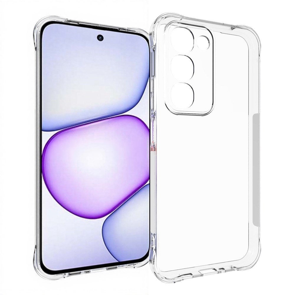 Realme C100 EIDERWOOD Flexibelt Plast Skal m. Stötdämpande Hörn - Genomskinlig
