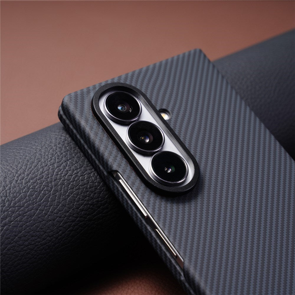 Samsung Galaxy Z Fold8 Hårt Plast Carbon Skal - MagSafe Kompatibel - Grå