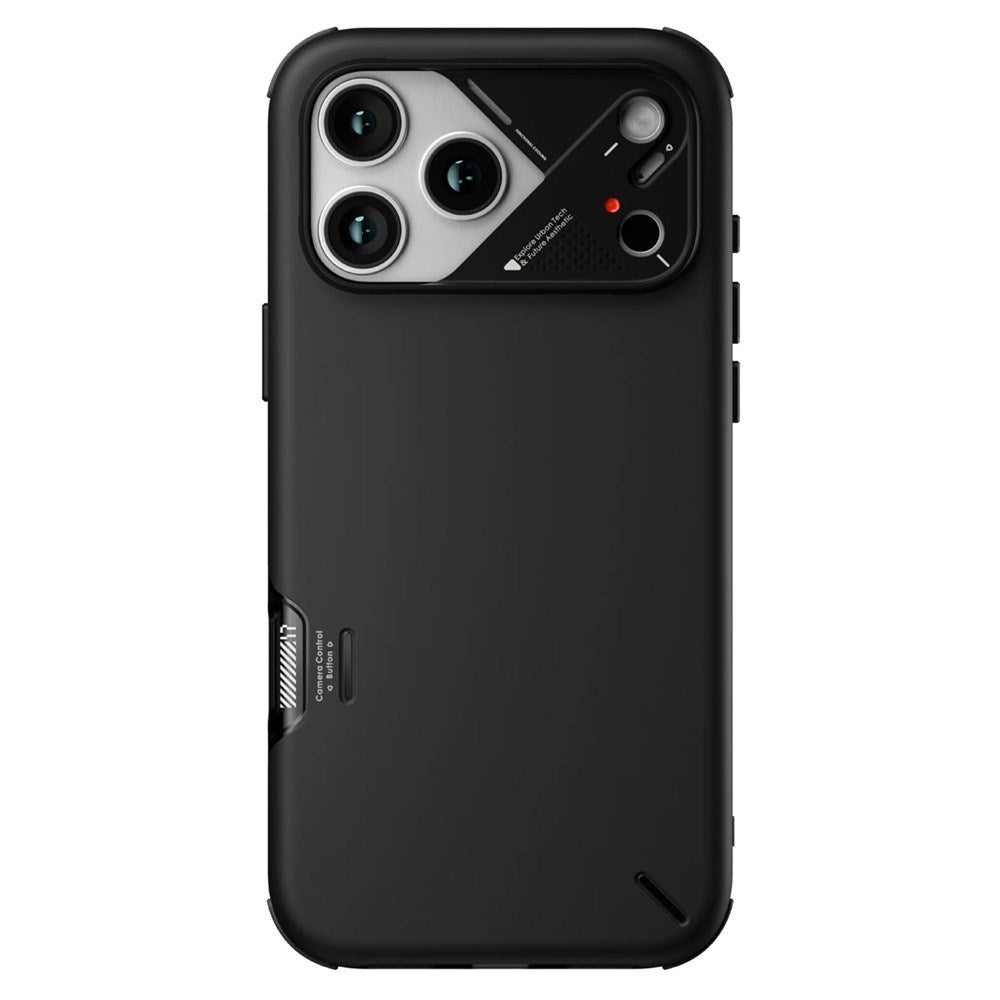 iPhone 17 Pro Max AULUMU Stötdämpande Hybrid Skal - MagSafe Kompatibelt - Svart