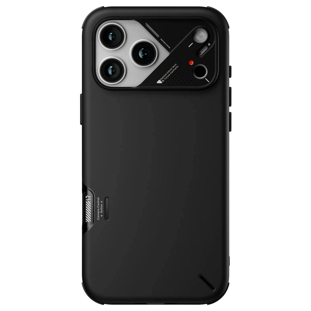 iPhone 17 Pro AULUMU Stötdämpande Hybrid Skal - MagSafe Kompatibelt - Svart