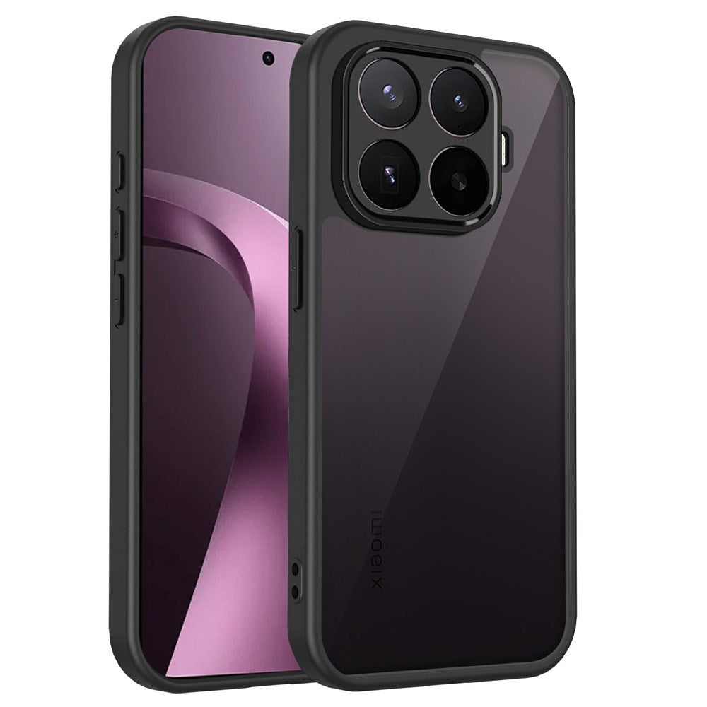 Xiaomi 17T Pro Hybrid Skal med Matt Yta - Svart / Genomskinlig
