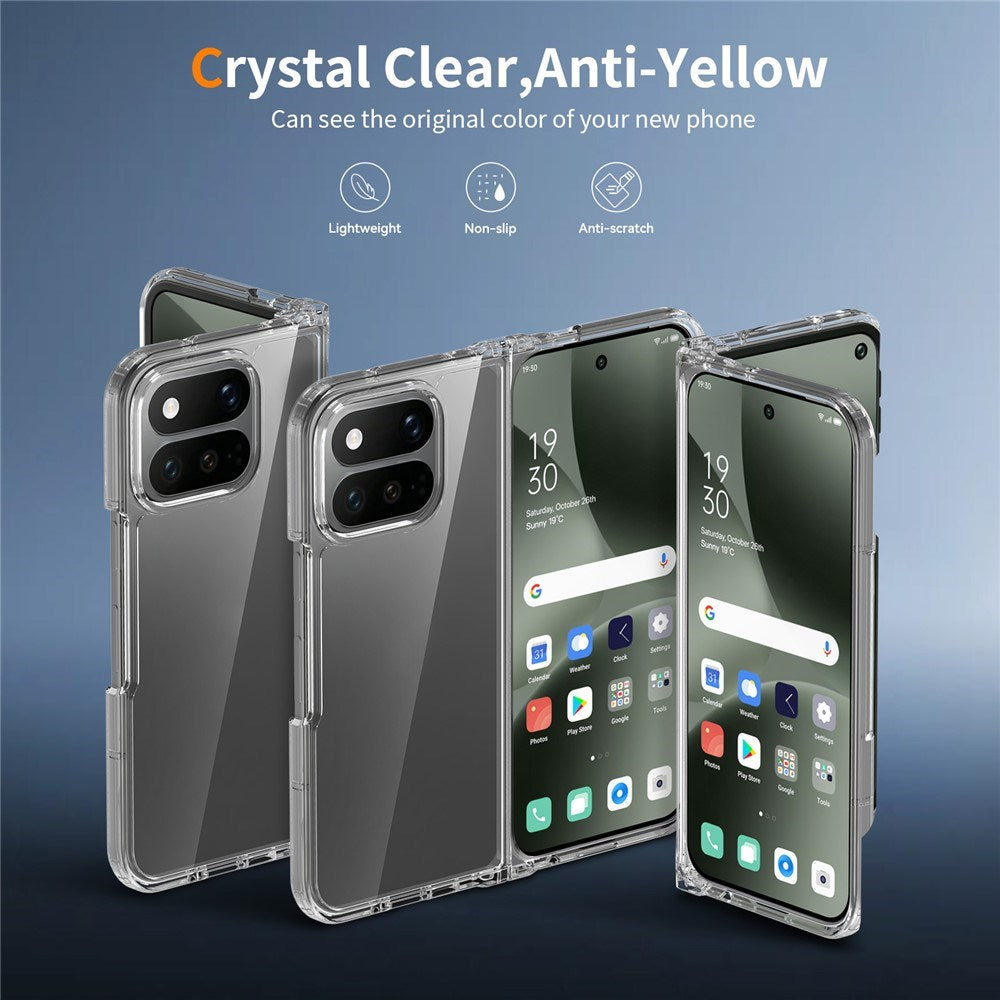Google Pixel 11 Pro Fold EIDERWOOD Hybrid Plast Skal - Genomskinlig