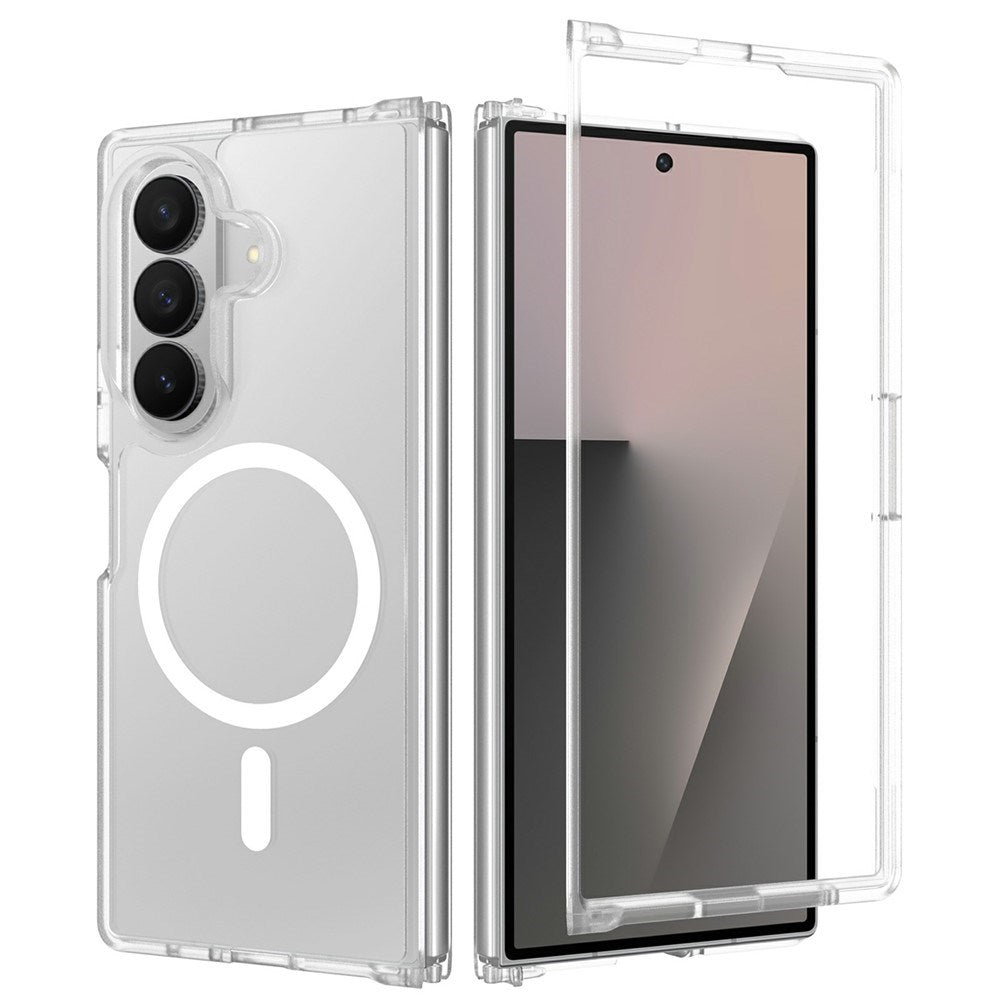 Samsung Galaxy Z Fold8 Matt Flexibelt Plast Skal - MagSafe Kompatibel - Genomskinlig