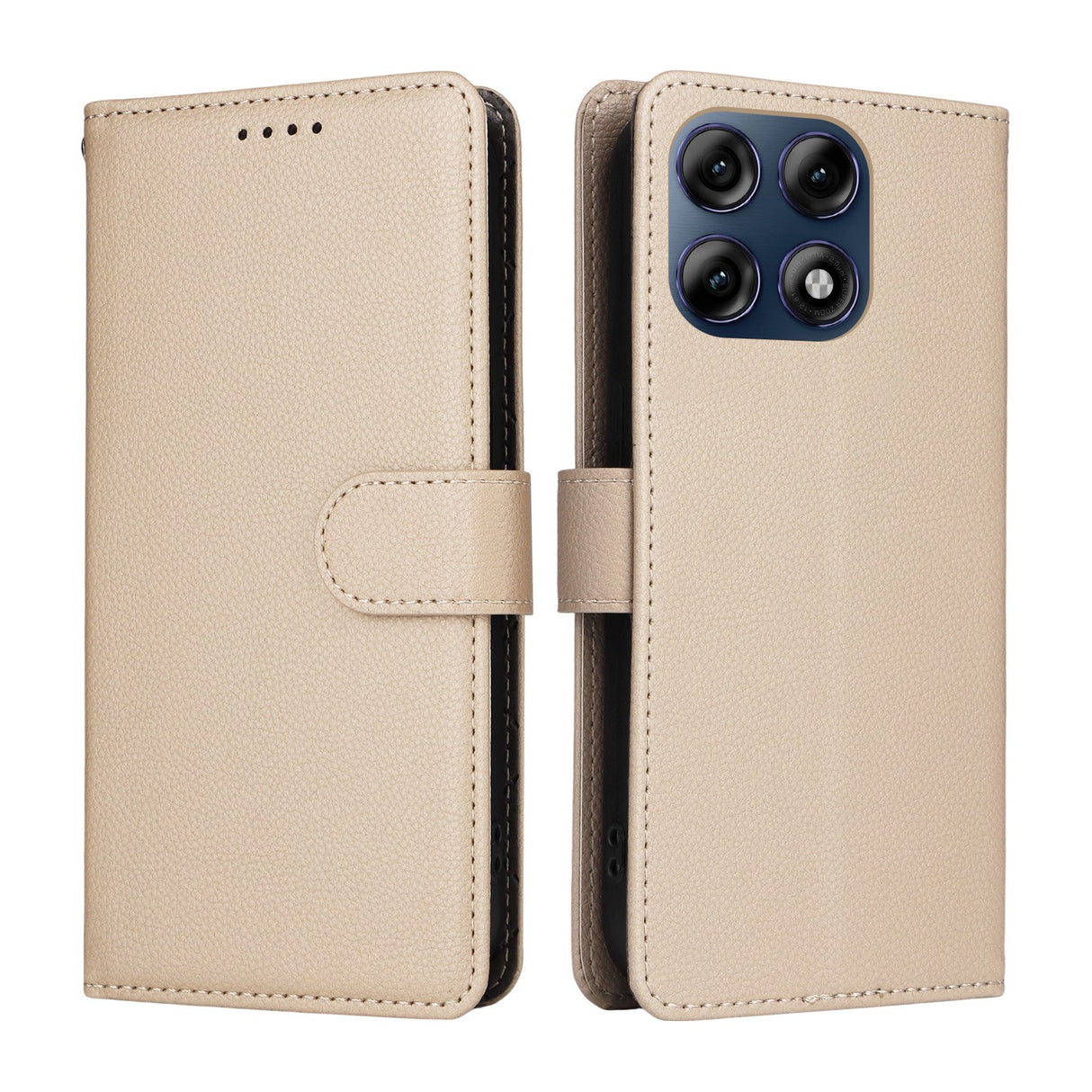 Motorola Edge 70 Pro EIDERWOOD Konstläder Fodral m. Rem - Beige