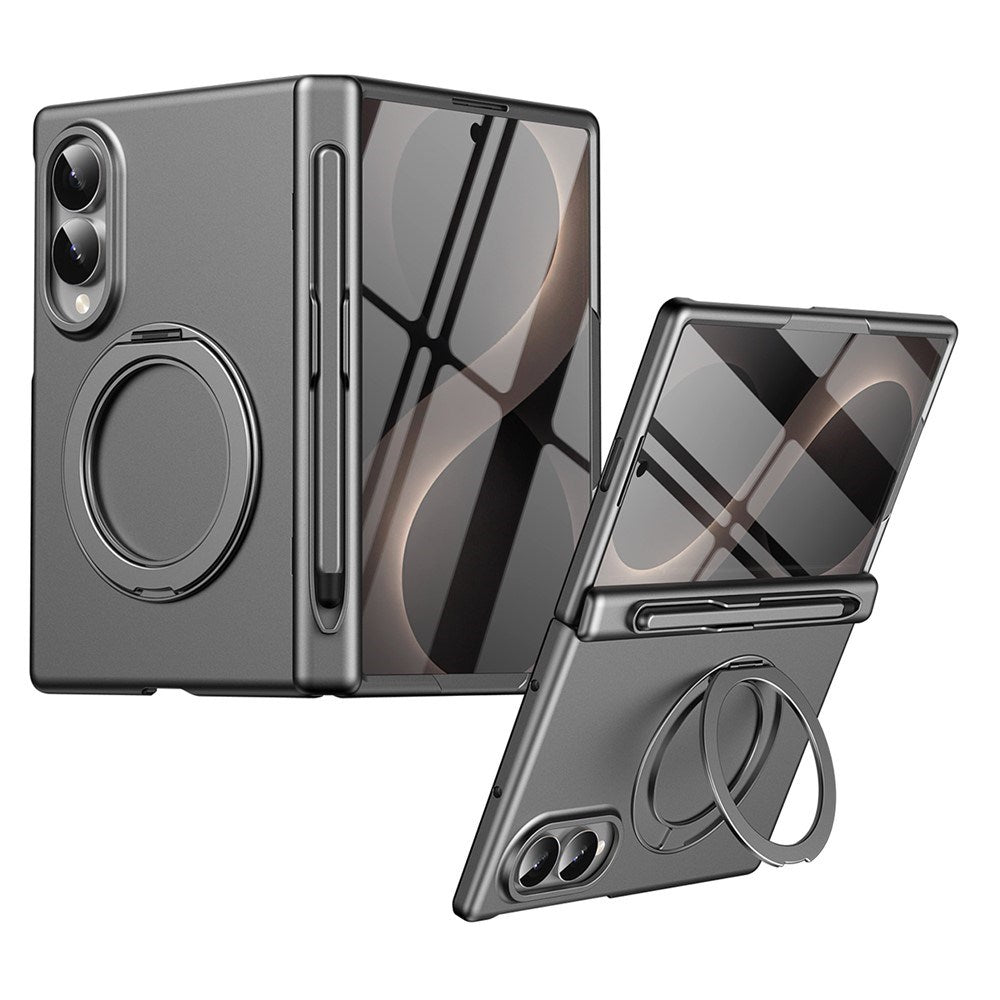 Samsung Galaxy Z Fold8 EIDERWOOD Skal med Skärmskydd & Stativfunktion - Grå
