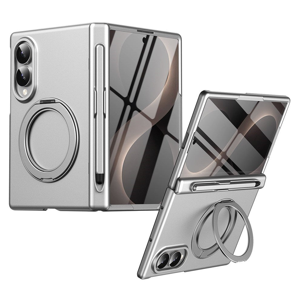 Samsung Galaxy Z Fold8 EIDERWOOD Skal med Skärmskydd & Stativfunktion - Silver