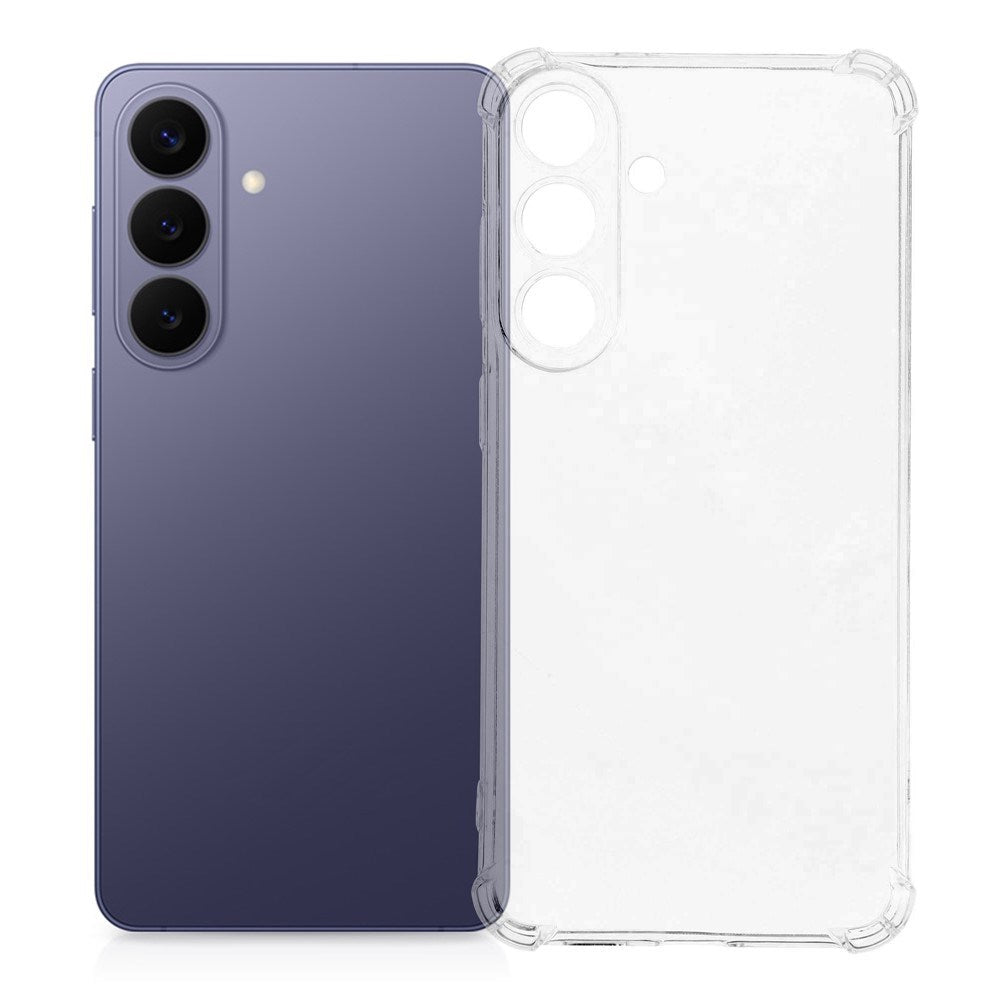 Samsung Galaxy S26 FE EIDERWOOD Flexibelt Plast Skal med Förstärkta Hörn - Genomskinlig