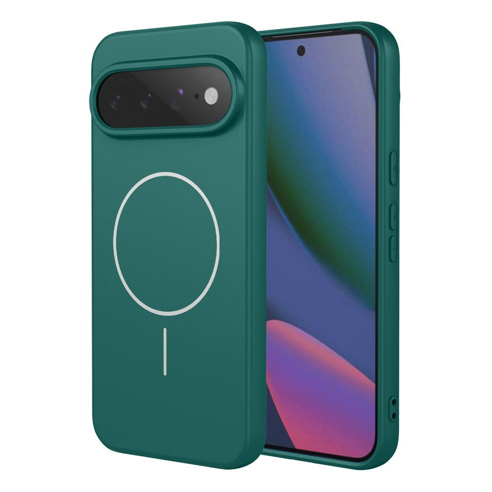 Google Pixel 11 Pro XL EIDERWOOD Flexibelt Plast Skal m. Fodrad Insida - MagSafe Kompatibel - Mörkgrön