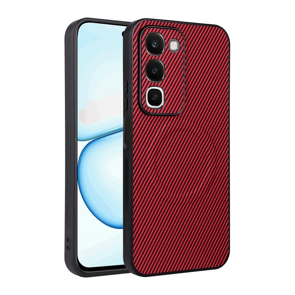 Realme C100 EIDERWOOD Hybrid Carbon Skal - MagSafe Kompatibel - Röd