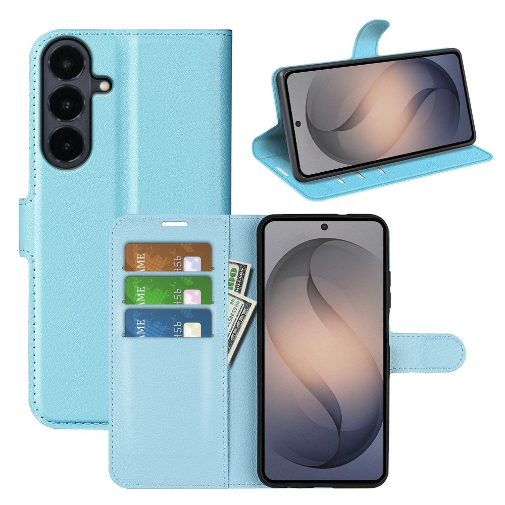 Samsung Galaxy S26 FE EIDERWOOD Fodral med Korthållare & Stativfunktion - Blå