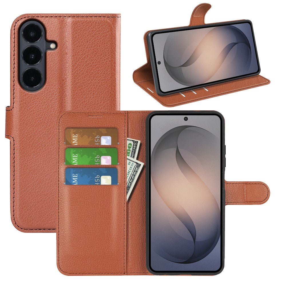 Samsung Galaxy S26 FE EIDERWOOD Fodral med Korthållare & Stativfunktion - Brun