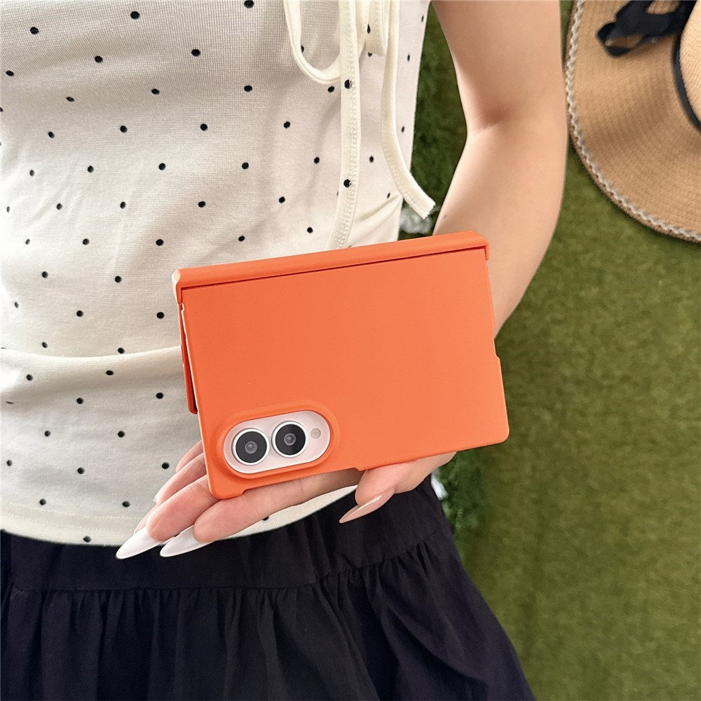 Samsung Galaxy Z Fold8 EIDERWOOD Hårt Plast Skal med Gångjärn - Orange